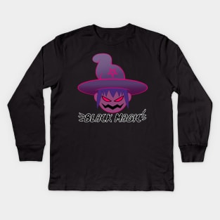 Evil Clancy Black Magic Kids Long Sleeve T-Shirt